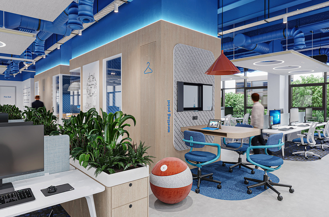 design Interior Office workplace modern officedesign