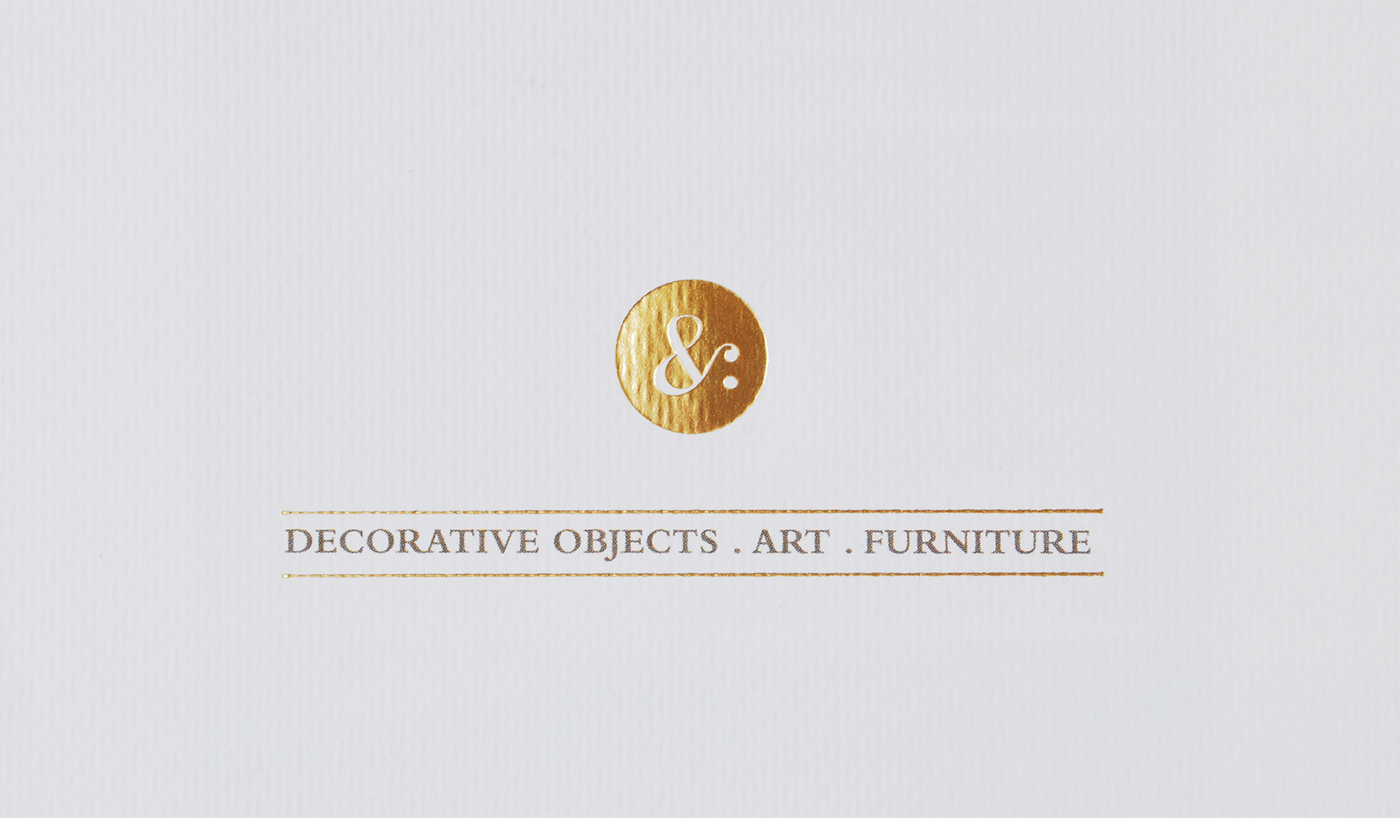 home accesories Interior furniture Classic extravagant exquisite transitional foil stamp letterpress gold vintage natural singapore