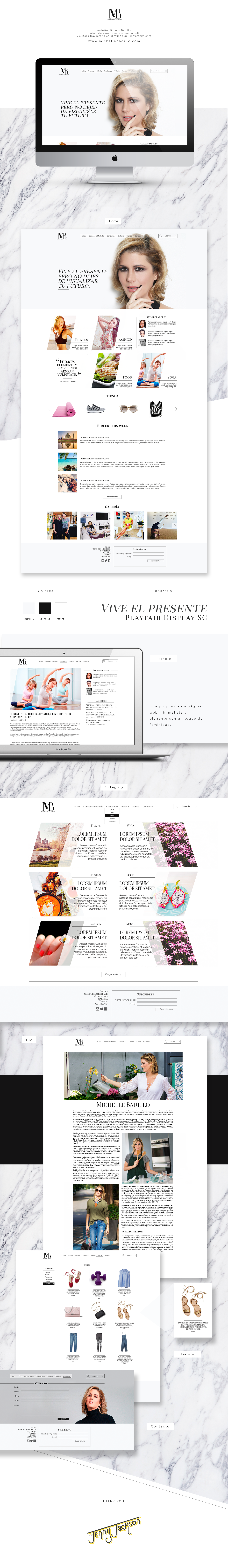 WebDesing Web diseñografico Fashion  minimalismo direcciondearte elegant