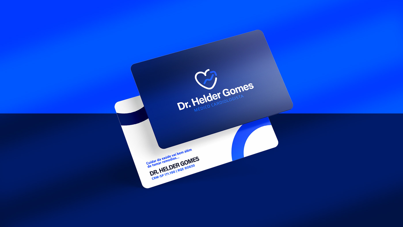 branding  cardiologista clinica coração design logo medico visual identity