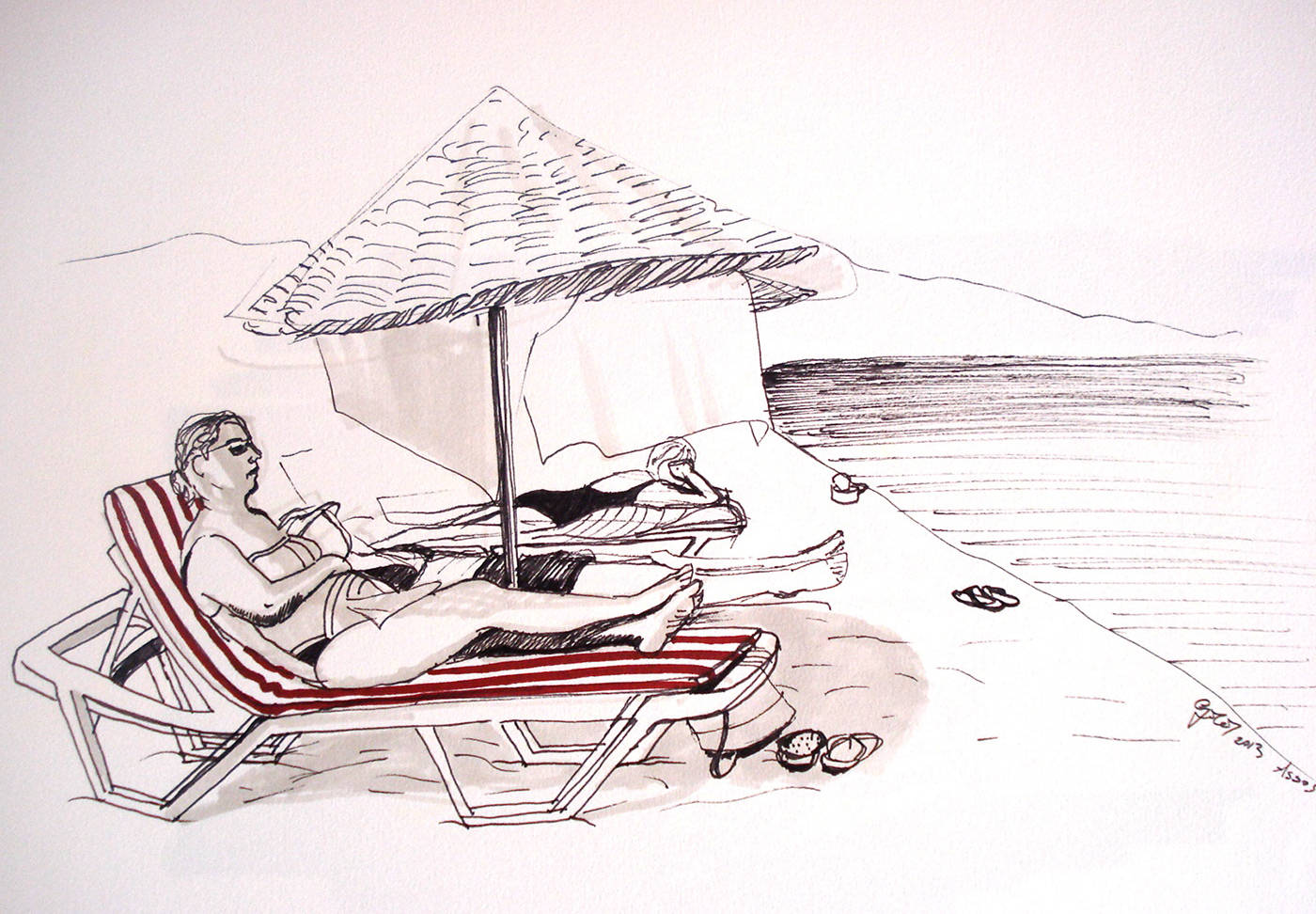 Drawing  sketch sketchbook summer beach