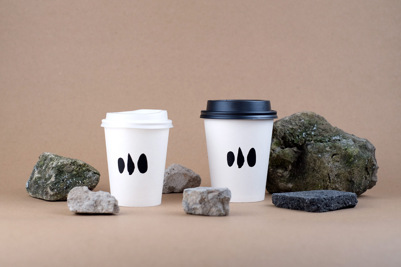 branding  cafe Coffee Food  Nature Packaging stone Signage Sustainability studiowoork