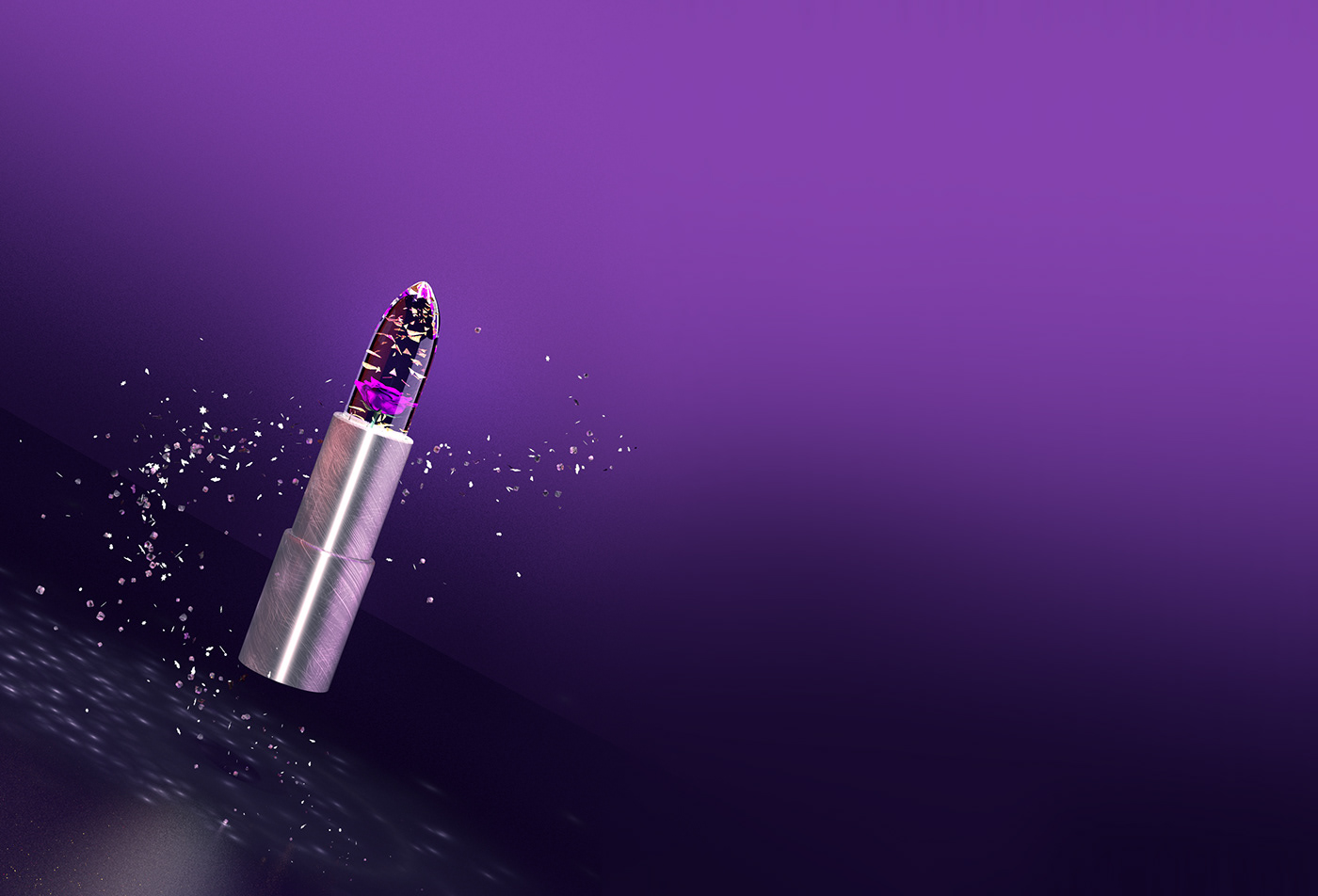 3D 3ds max kailijumei lipstick makeup ILLUSTRATION  Advertising  beauty industry social media