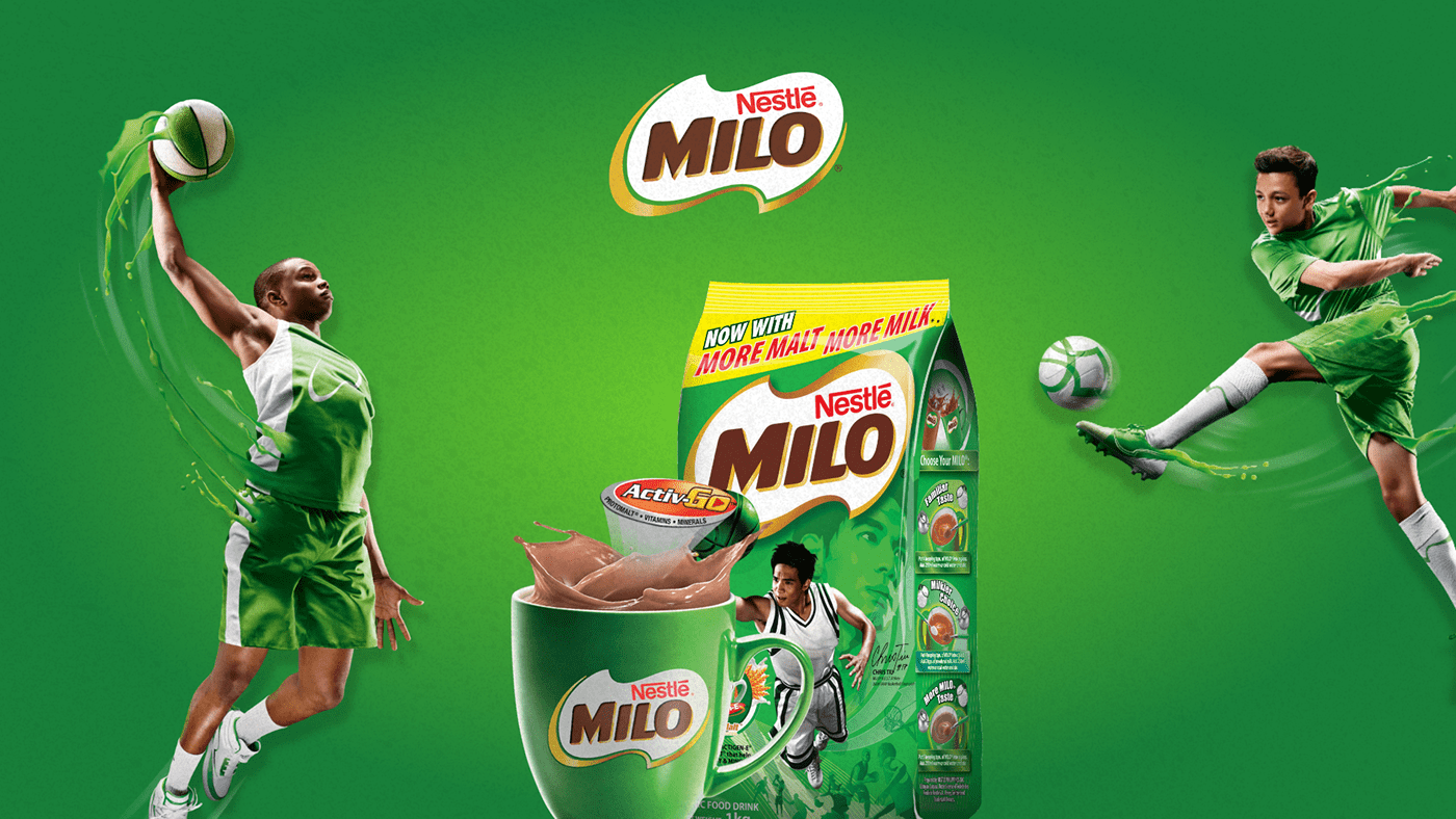 ads Advertising  brand identity campaign design energy drink marketing   Milo nestle Socialmedia