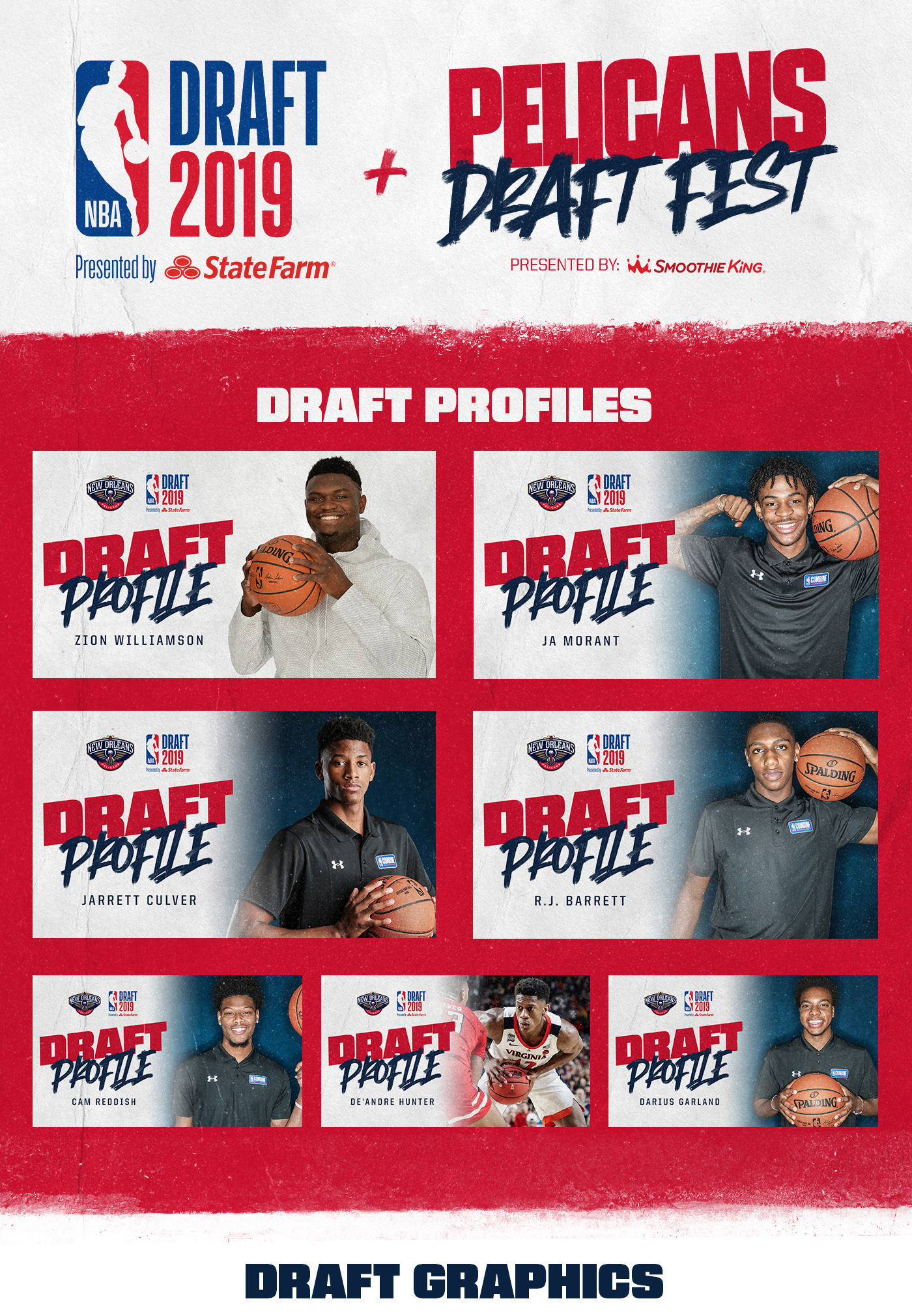 NBA basketball Draft pelicans Nike zion NBA Draft