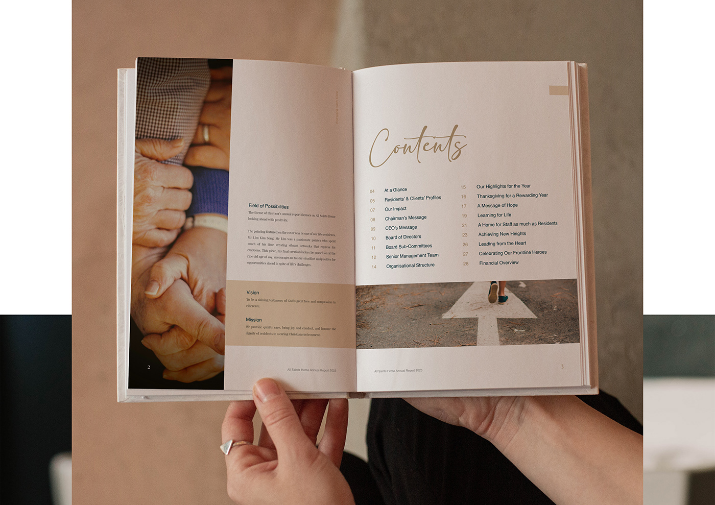 annual report Layout editorial book design cover print Collateral branding  company profile brand identity