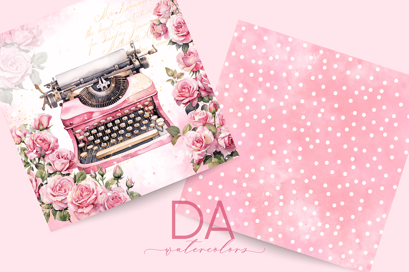 Valentine's Day valentine valentines day Valentine's Love letter watercolor digital paper background seamless pattern