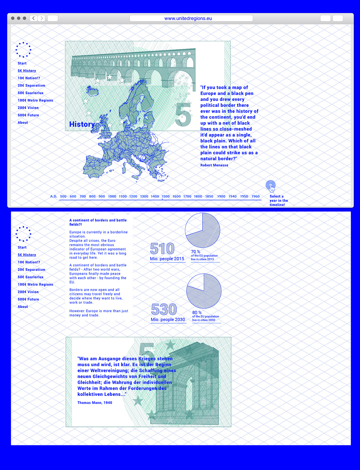 infographic Europe arch+ planetary urbanism United Regions EU vision future