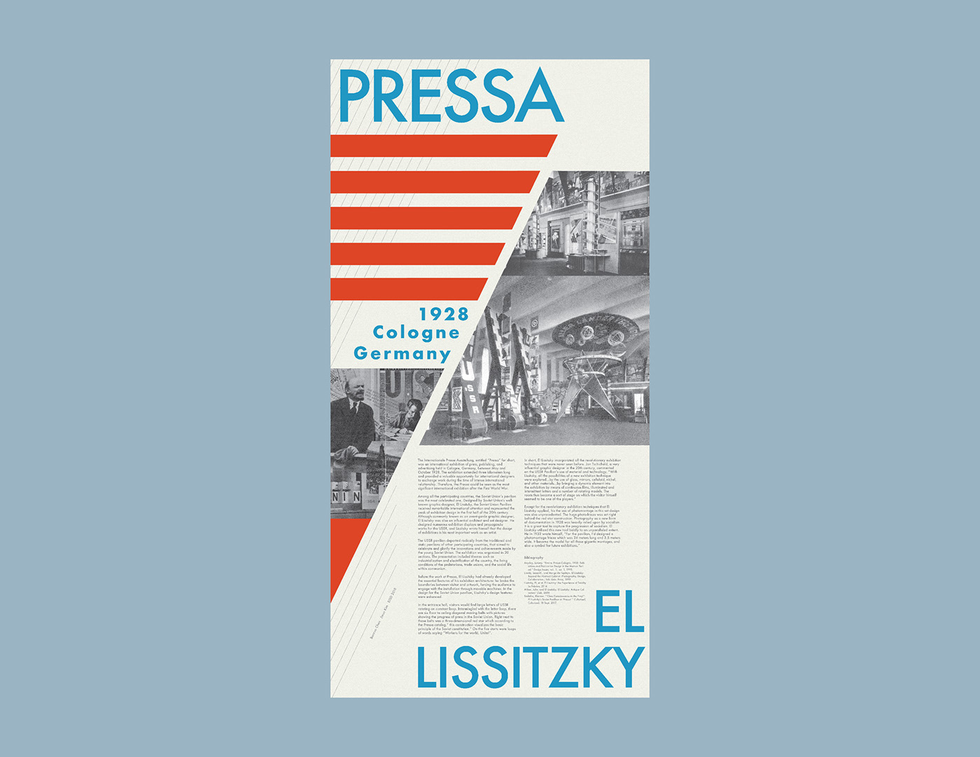 graphic design  poster El Lissitzky