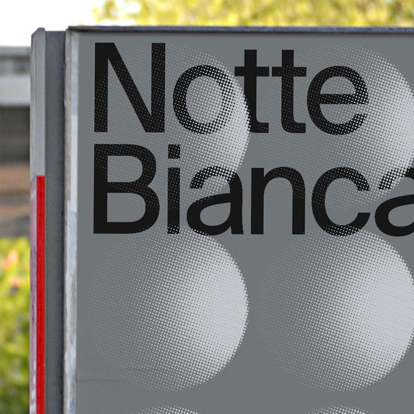 night White Locarno Switzerland graphic design Style poster brand type