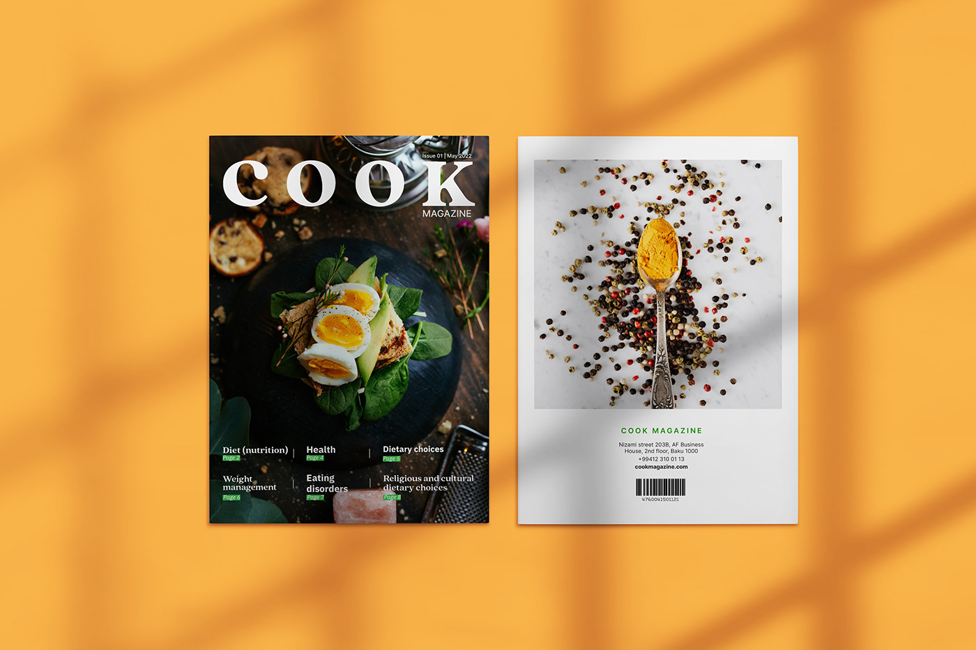 magazine editorial print Layout editorial design  book cover InDesign book design books cook magazine