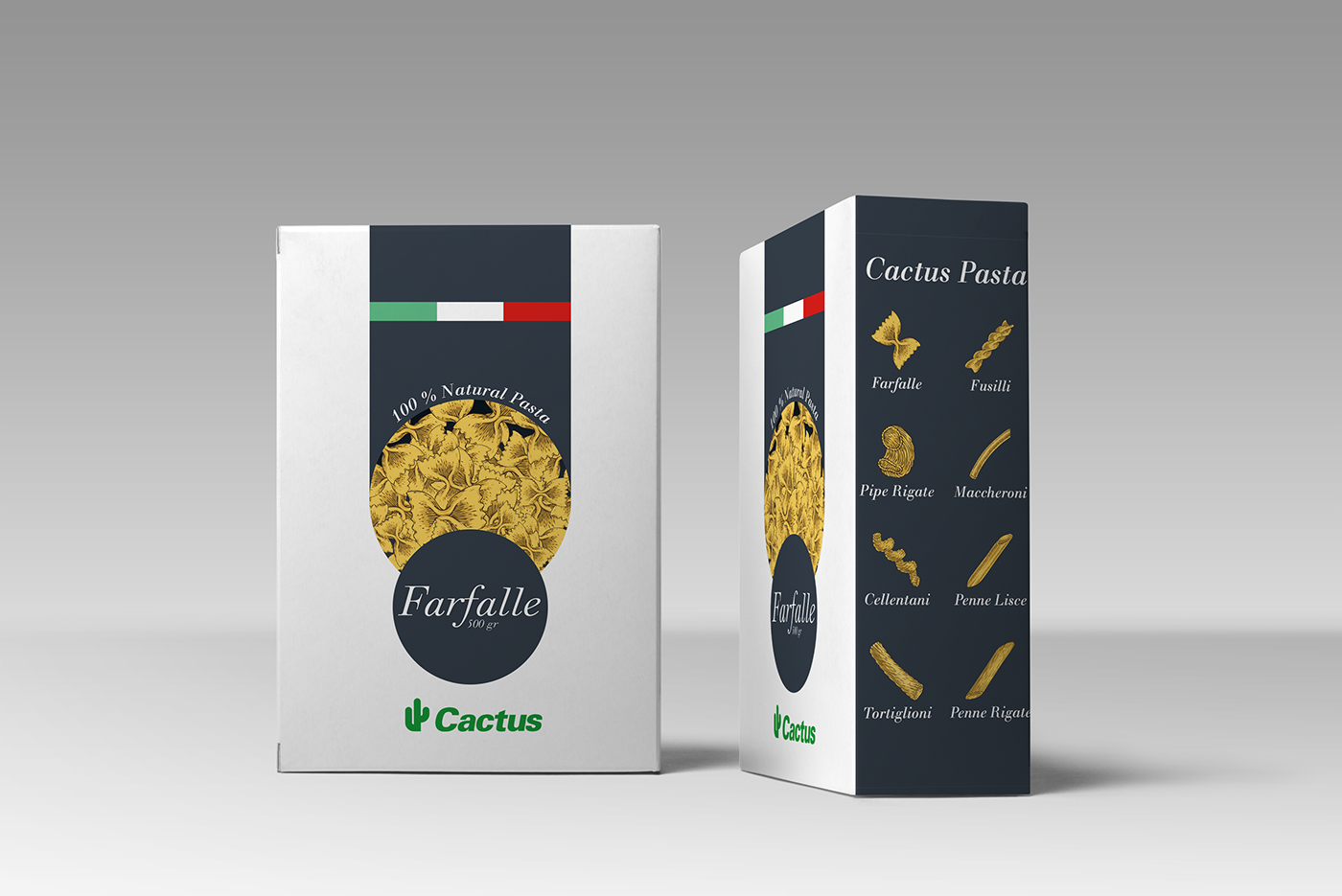 package packagedesign Pasta lowcost highcost Midcost difference design