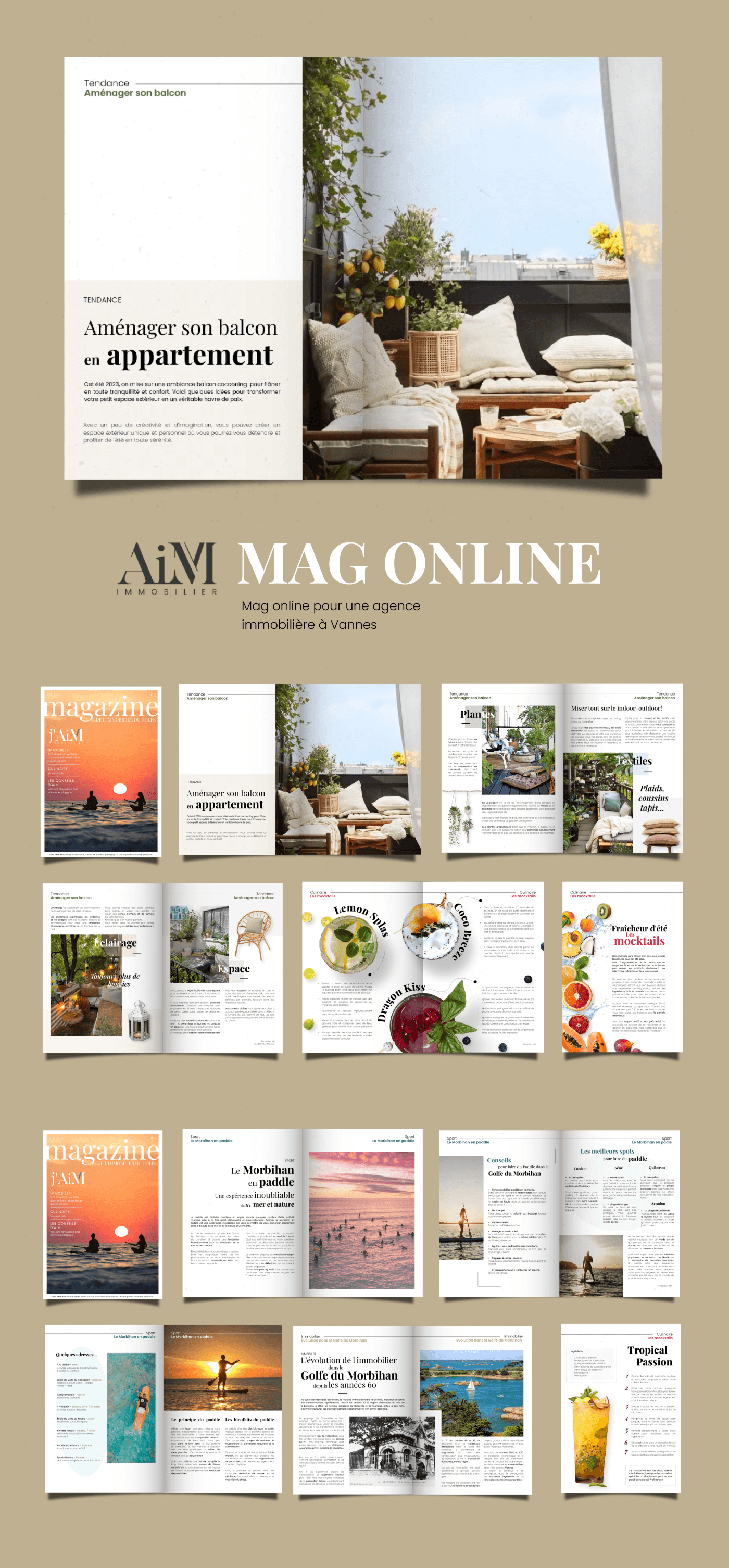 mise en page InDesign Illustrator magazine Magazine design immobilier design graphic design  Magazine Cover editorial design 