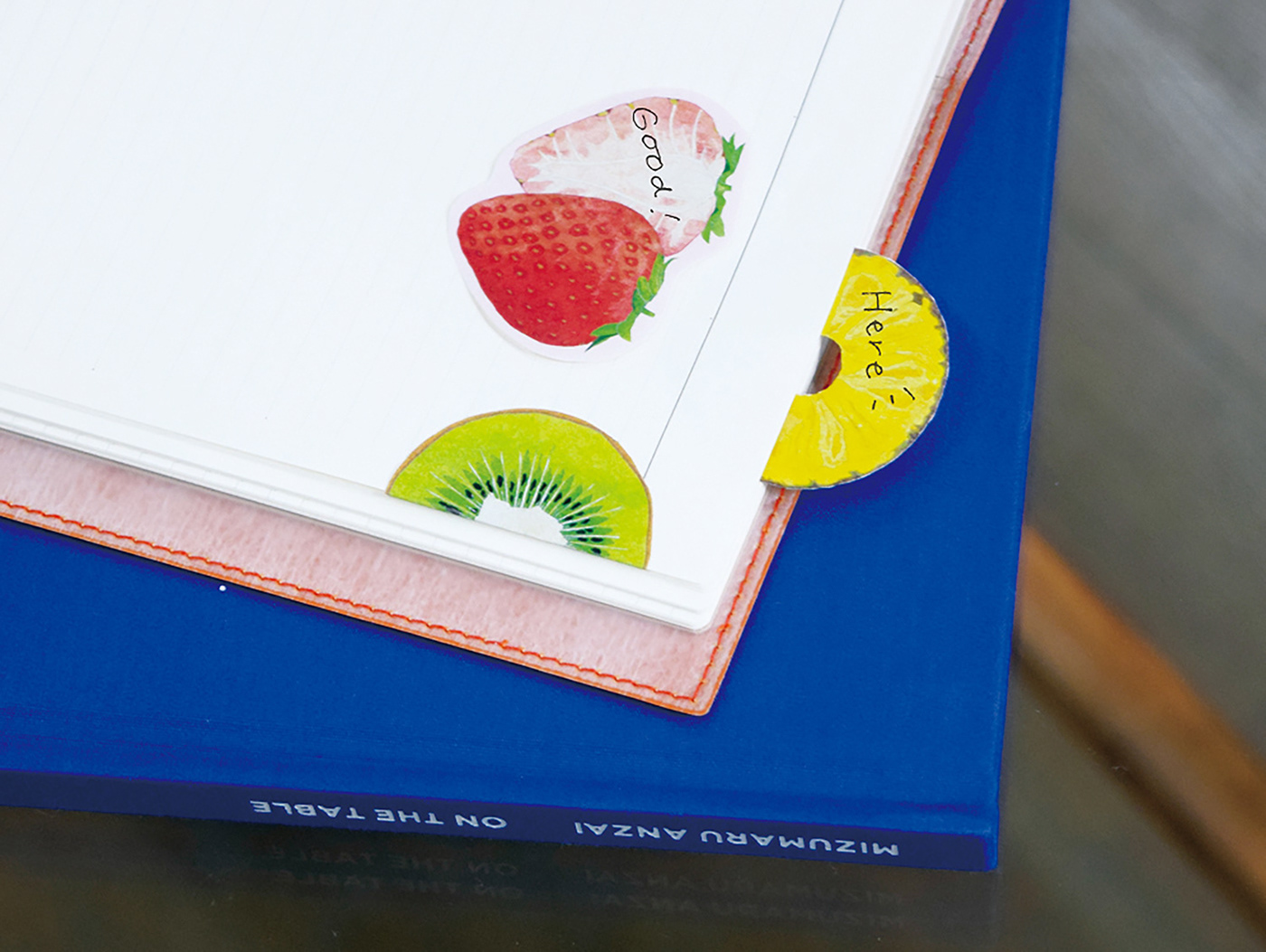 Stationery ILLUSTRATION  fruits vegetable paperable ko. machiyama apple watermelon orange strawberry