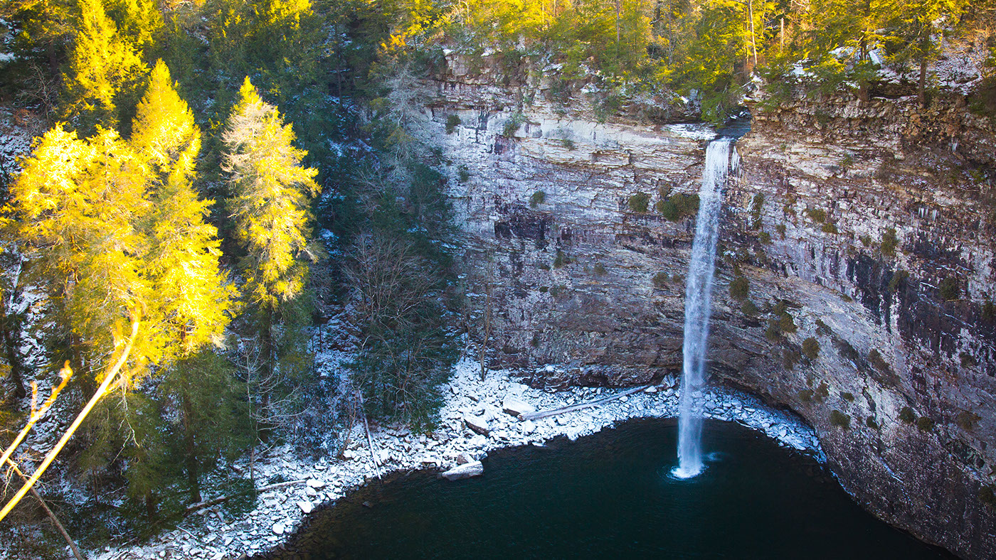 Fall Creek Falls Waterfalls hiking Nature beauty winter cold