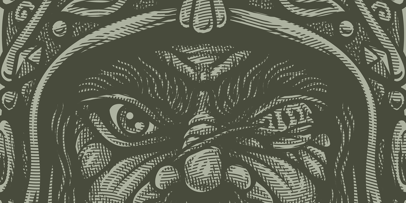 bebop carabao Dollar Texture halftone ILLUSTRATION  merch design moriones poster Rocksteady samurai