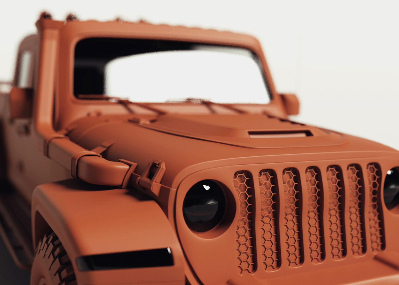 3d modeling Render Maya jeep car 3d car automotive   car design 3D blender
