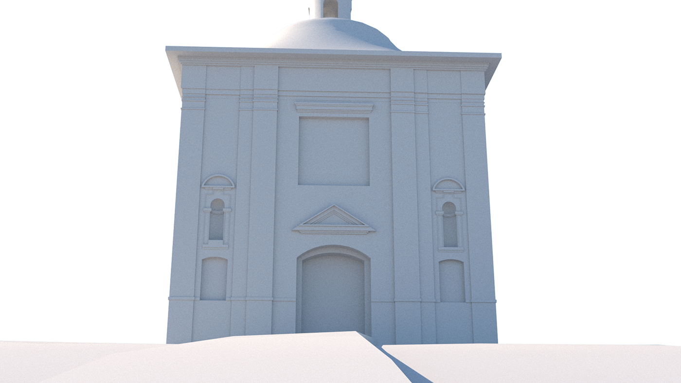 visualization abandoned chapel peregrinus 3D