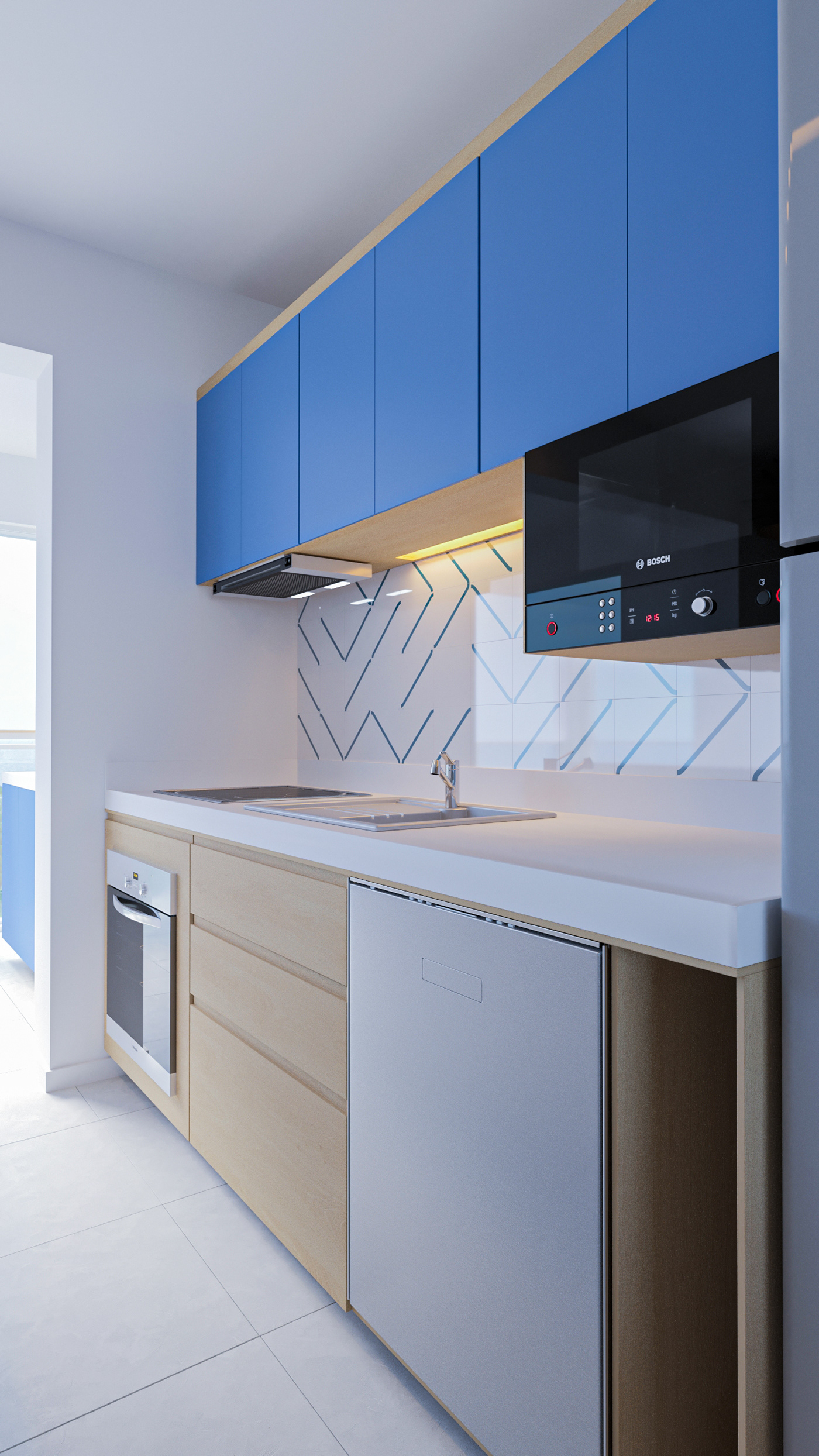 3D 3ds max apartment corona design idea visualiation