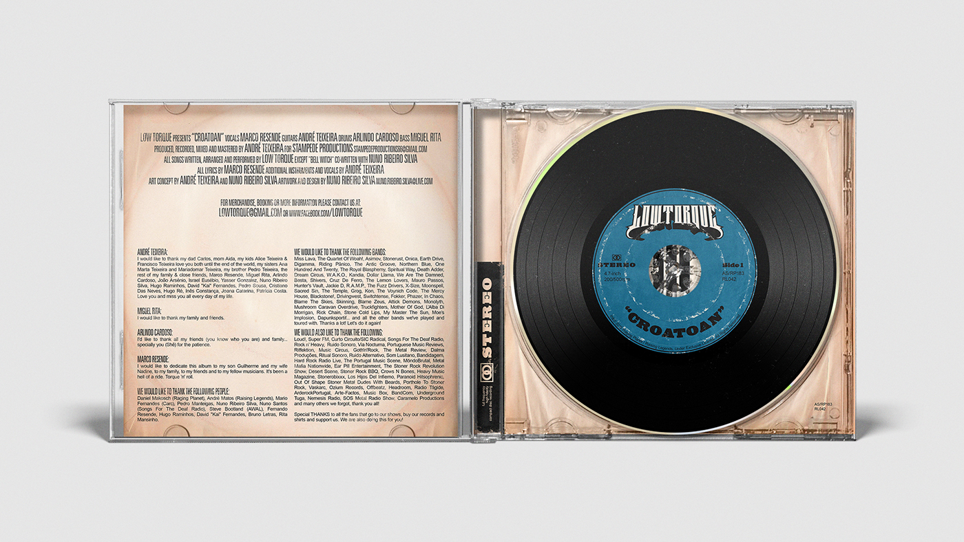 cd Album band cover artwork Jewel Case rock monster creature vintage
