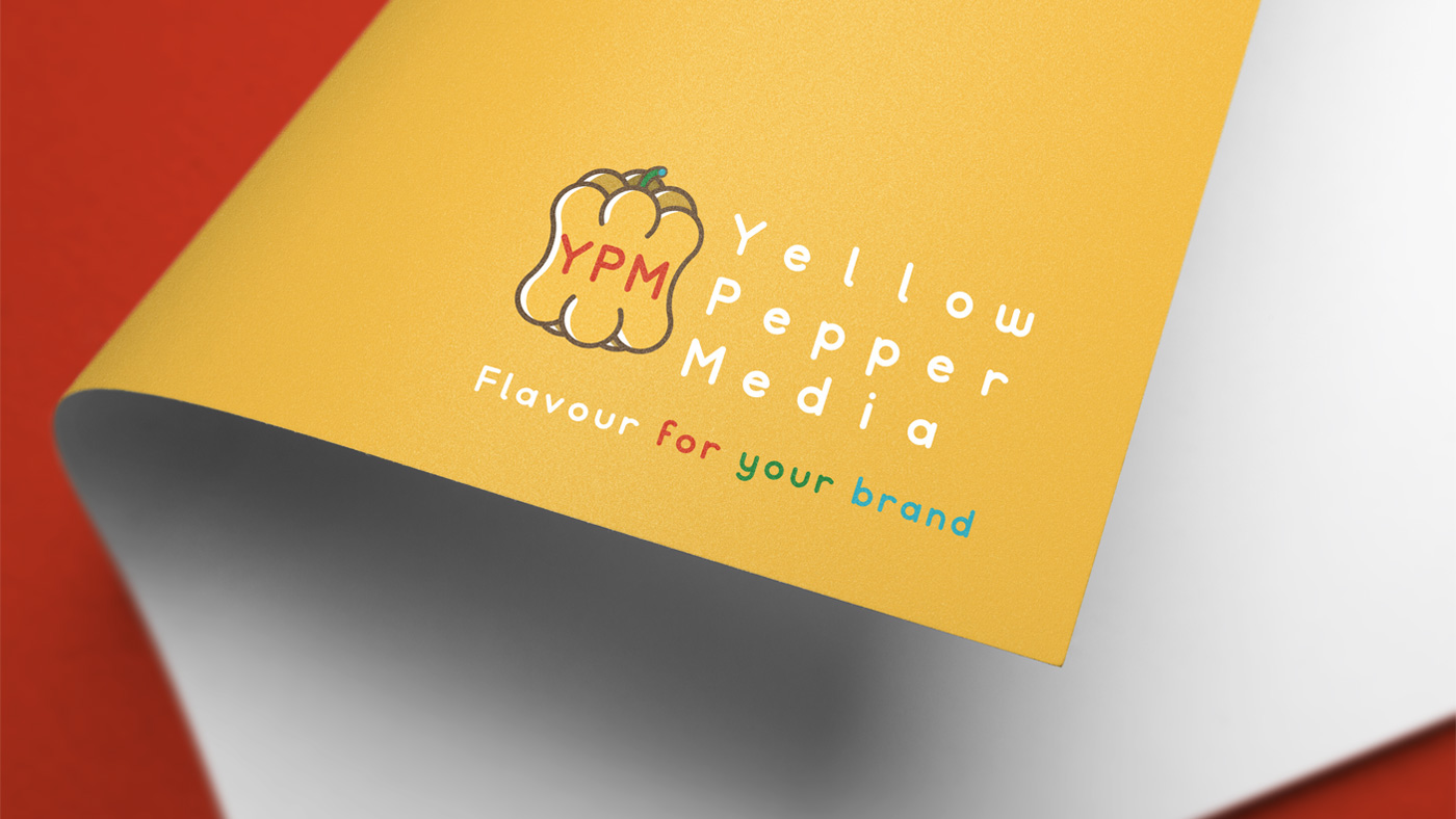 Yellow Pepper Media YPM branding  Rebrand logo Rabatho Laka Articulate Communications print digital