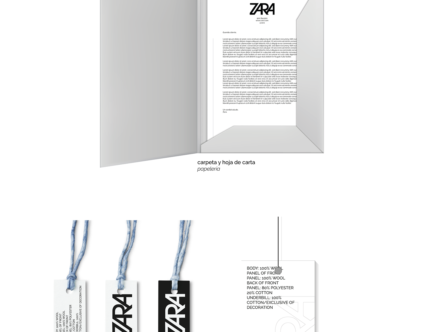 zara Identidad Corporativa Manual de Marca diseñodelogo diseñografico graphicdesign corporateidentity