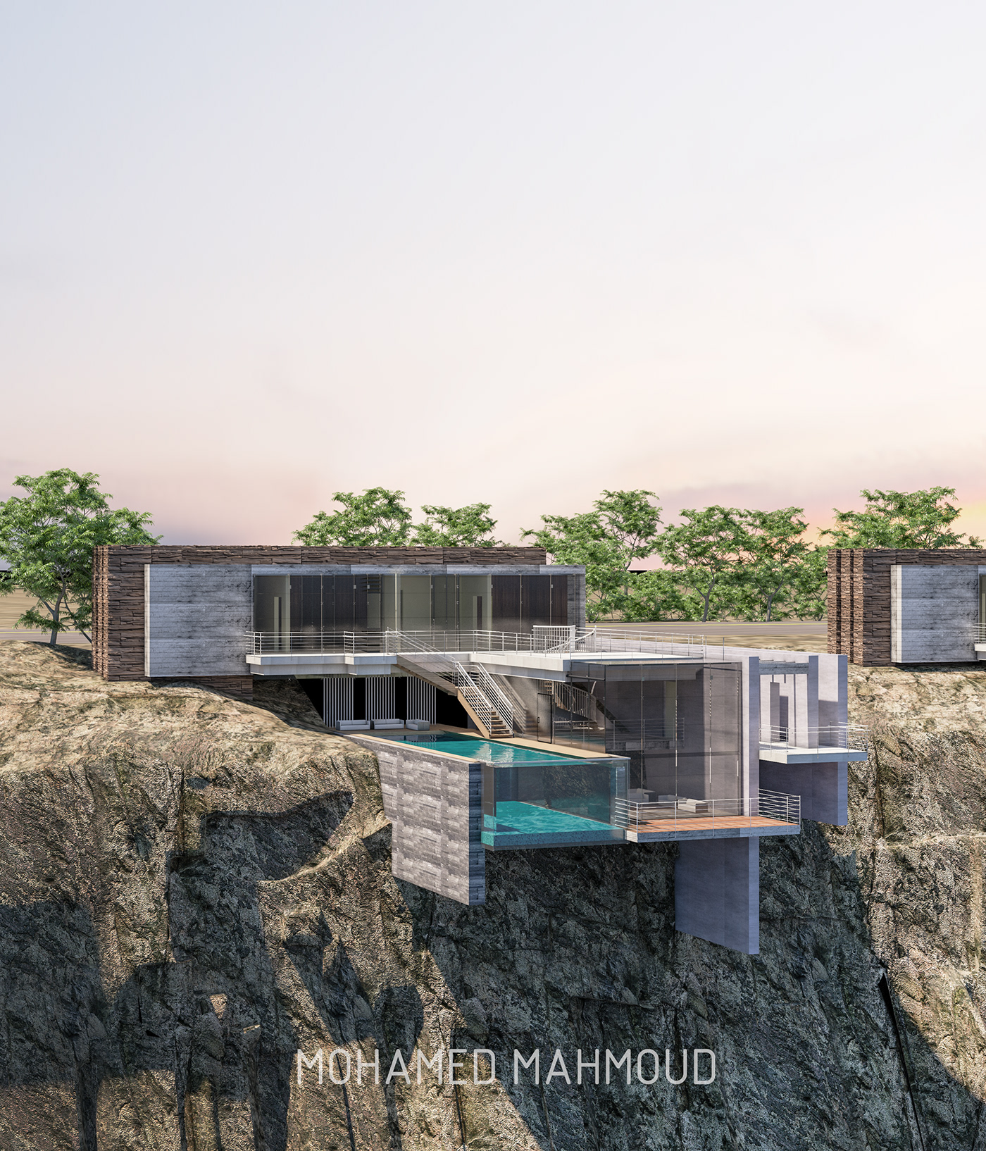architecture rendering Landscape designe 3d max REVITR postproduction