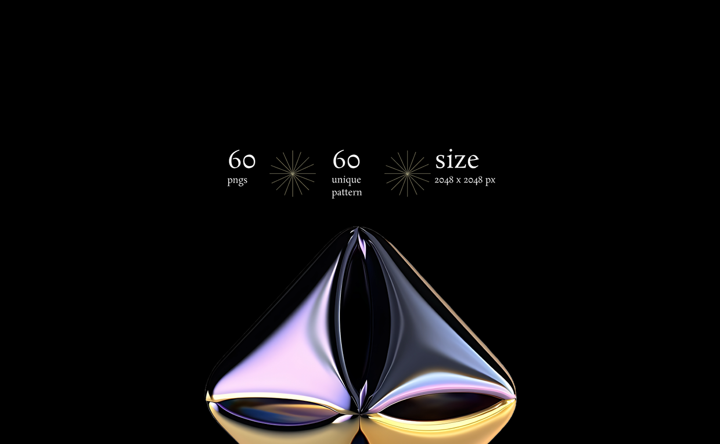 3D Website backgrounds glass metal UI ux design blender freebies