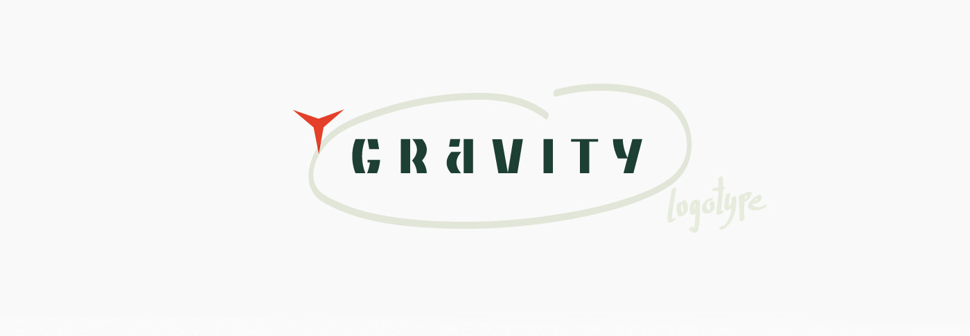 branding  design graphic gravity identification logo Logotype mark presentation typography  