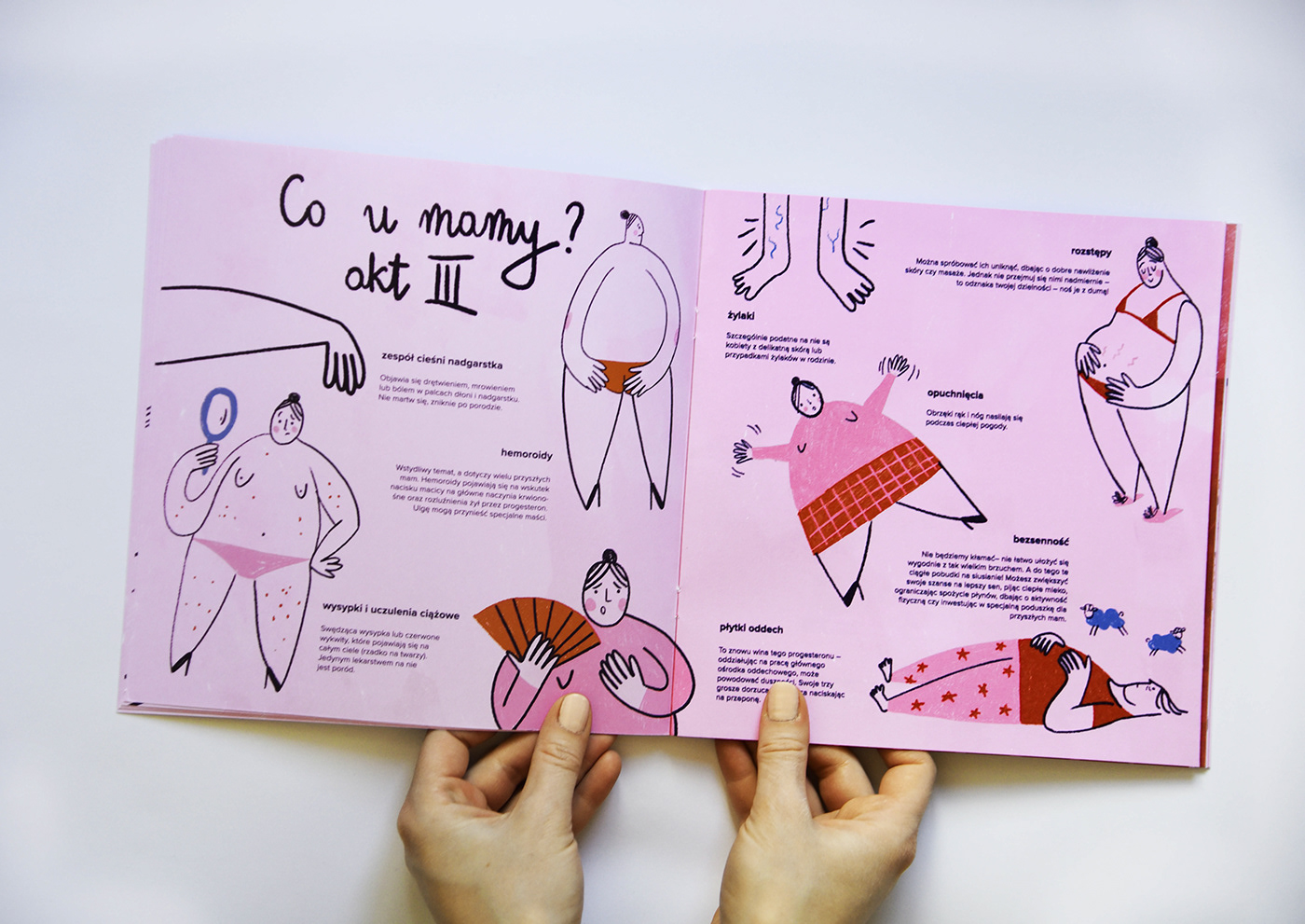 book Booklet Character design  editorial ILLUSTRATION  infographic information design pregnancy Zine 