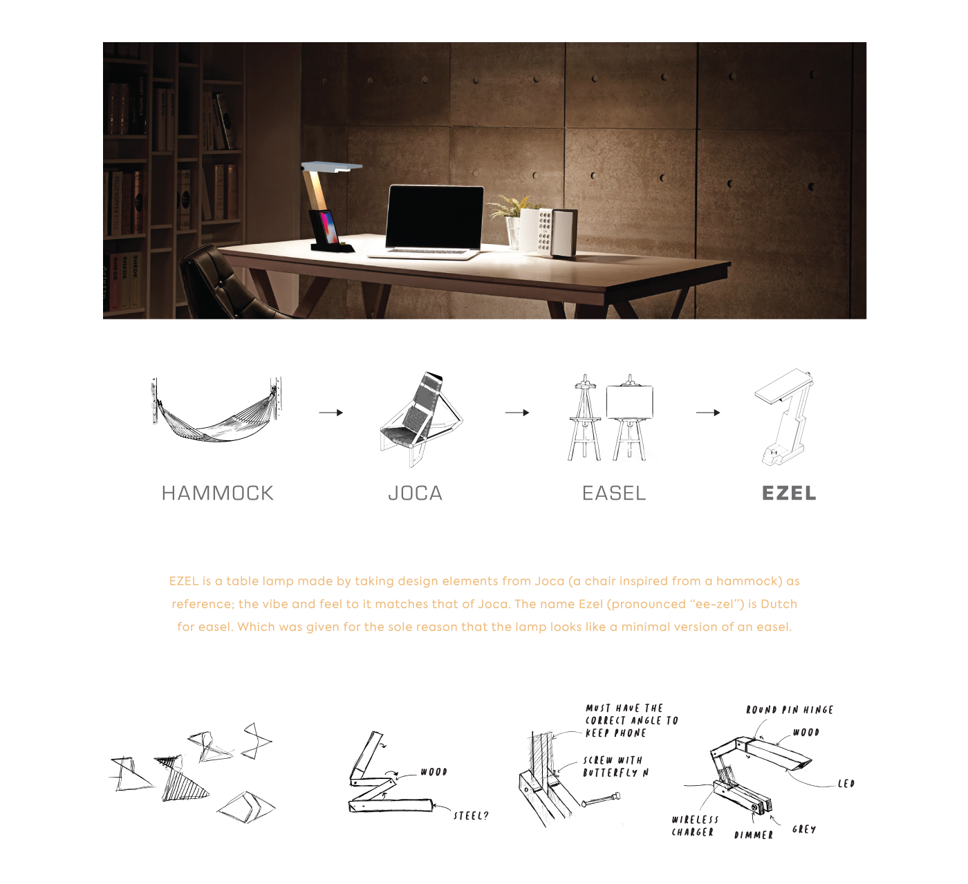 product design  table lamp