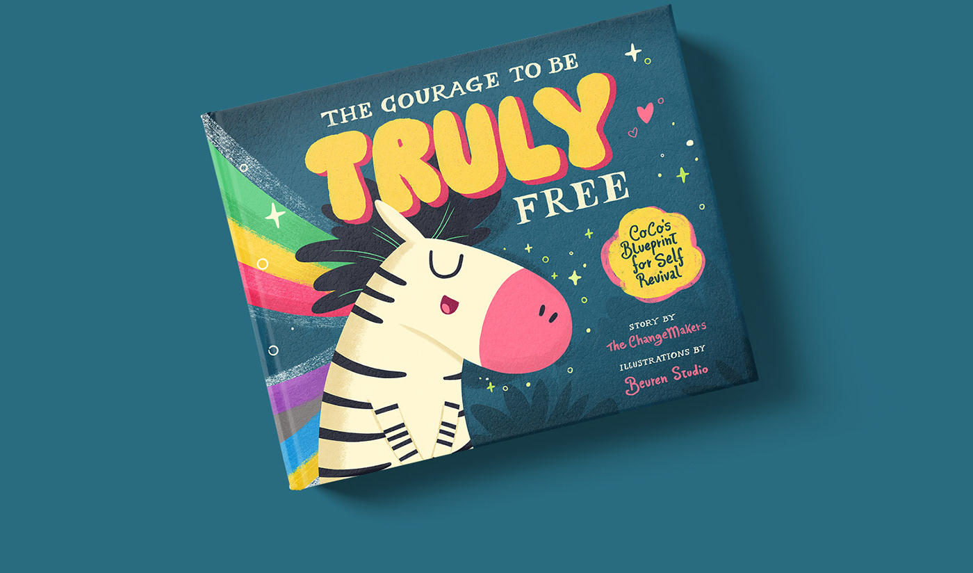 Advertising  art direction  children's book gay kidlit kidlitart LGBTQ pride rainbow zebra