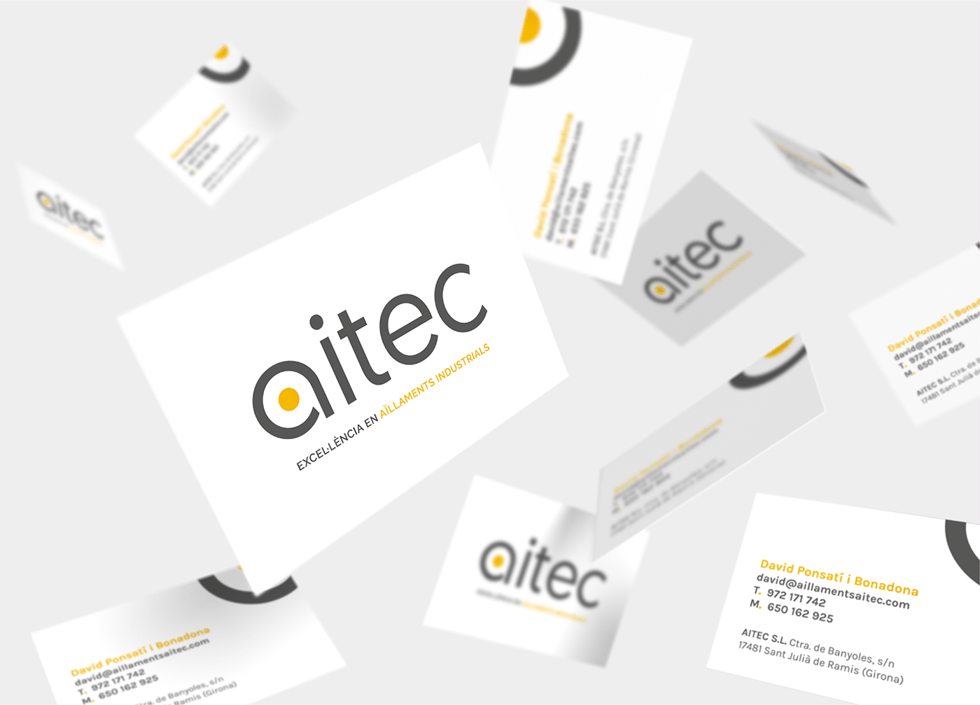 rebranding Logotype business card industry