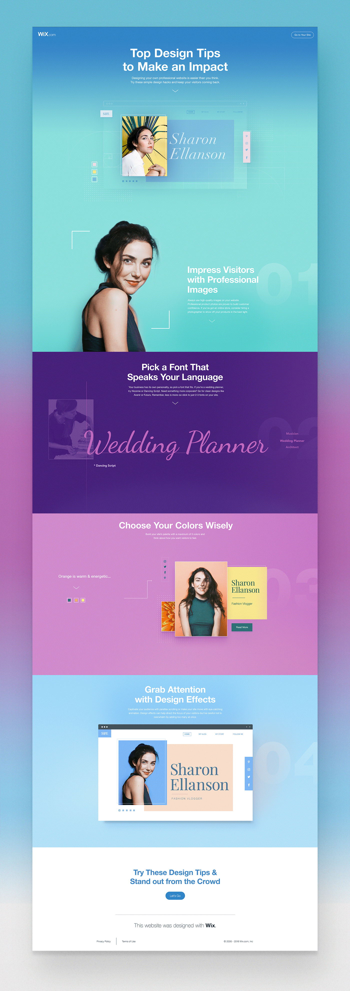 landing page Design . tips . woman How to design Your Professional Website