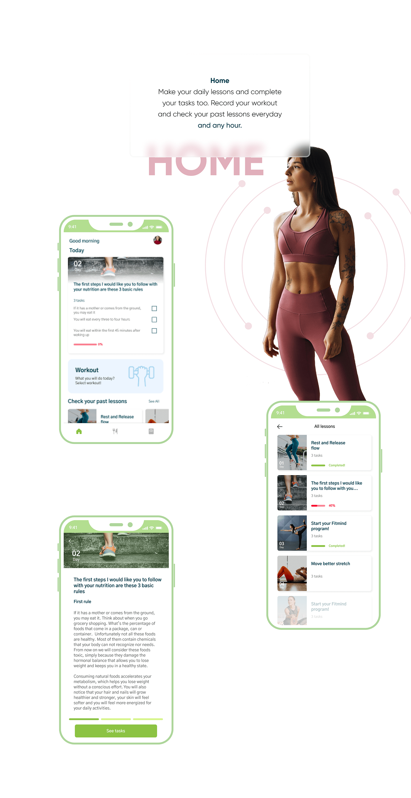 android app design FIT fitness app mobile user testing ux/ui