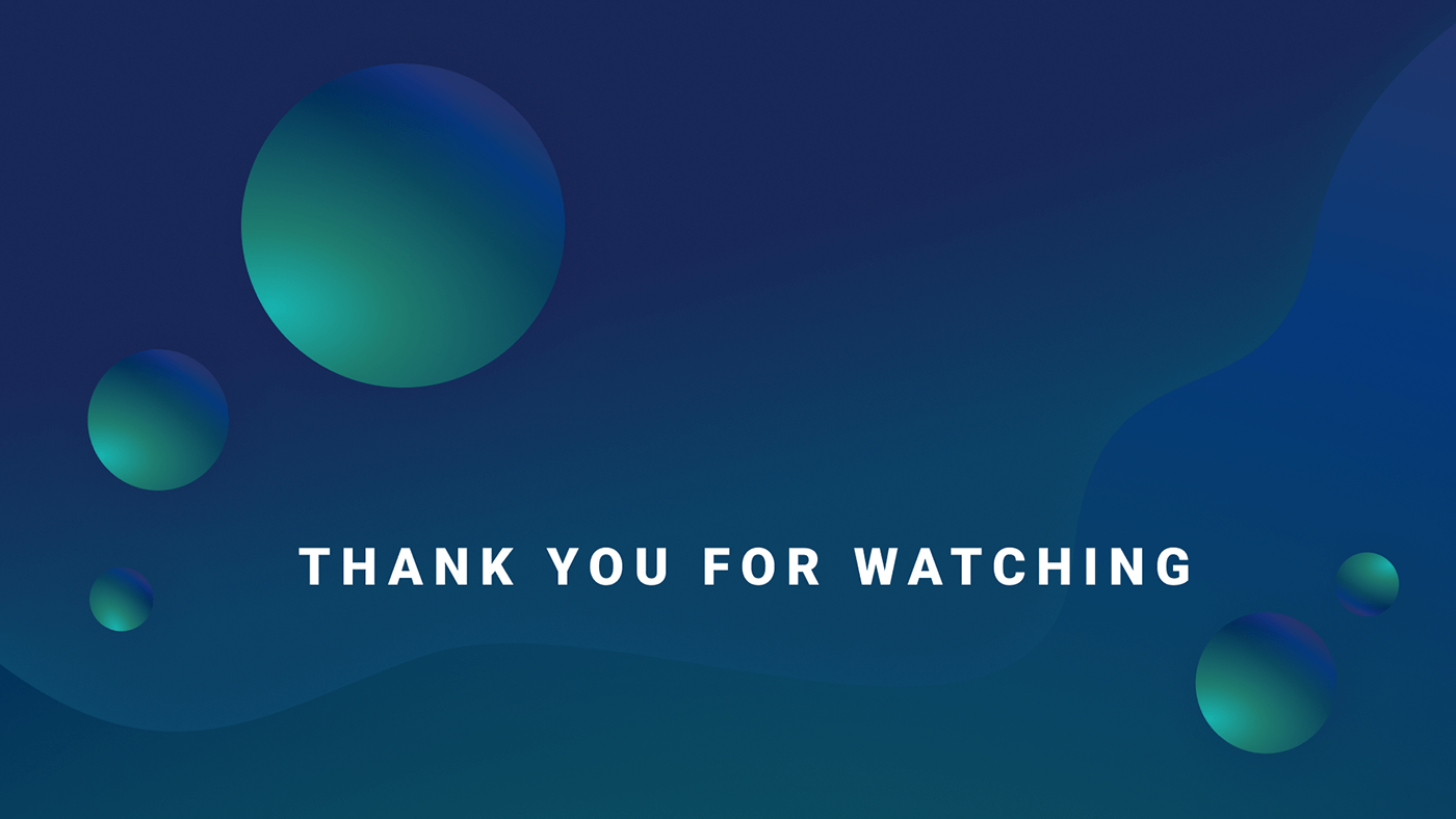 thank you screen