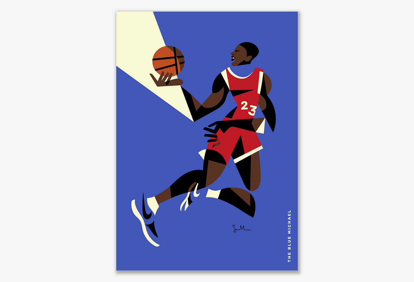 basketball ILLUSTRATION  jordan Michael Jordan NBA NBA Art Poster Design poster illustration sport illustration Vector Illustration