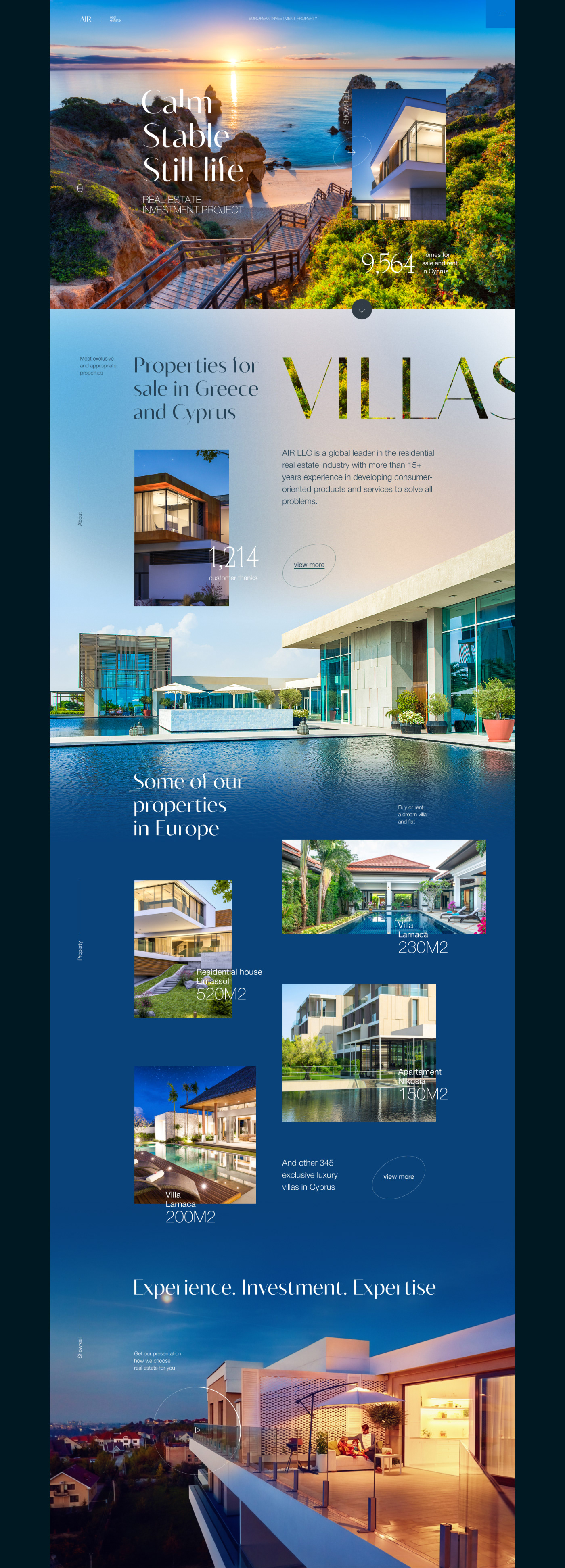 business cyprus Greece Investment minimal modern real estate UI ui design Website