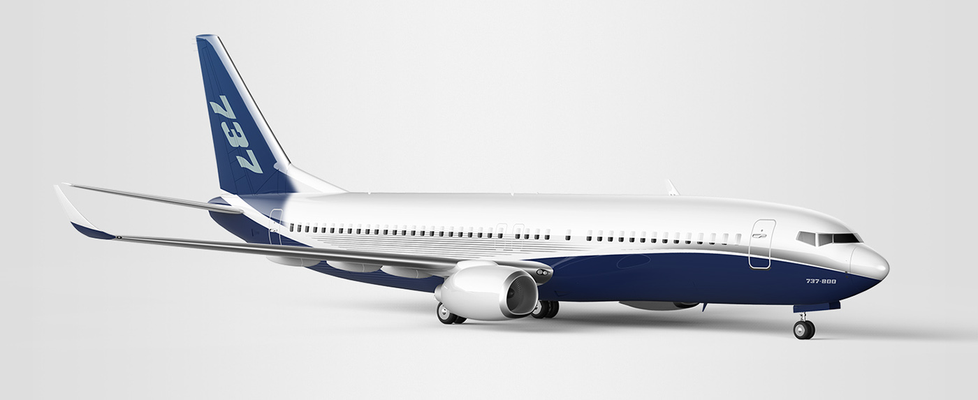Download Boeing 737 Jet Airliner Mockup on Behance