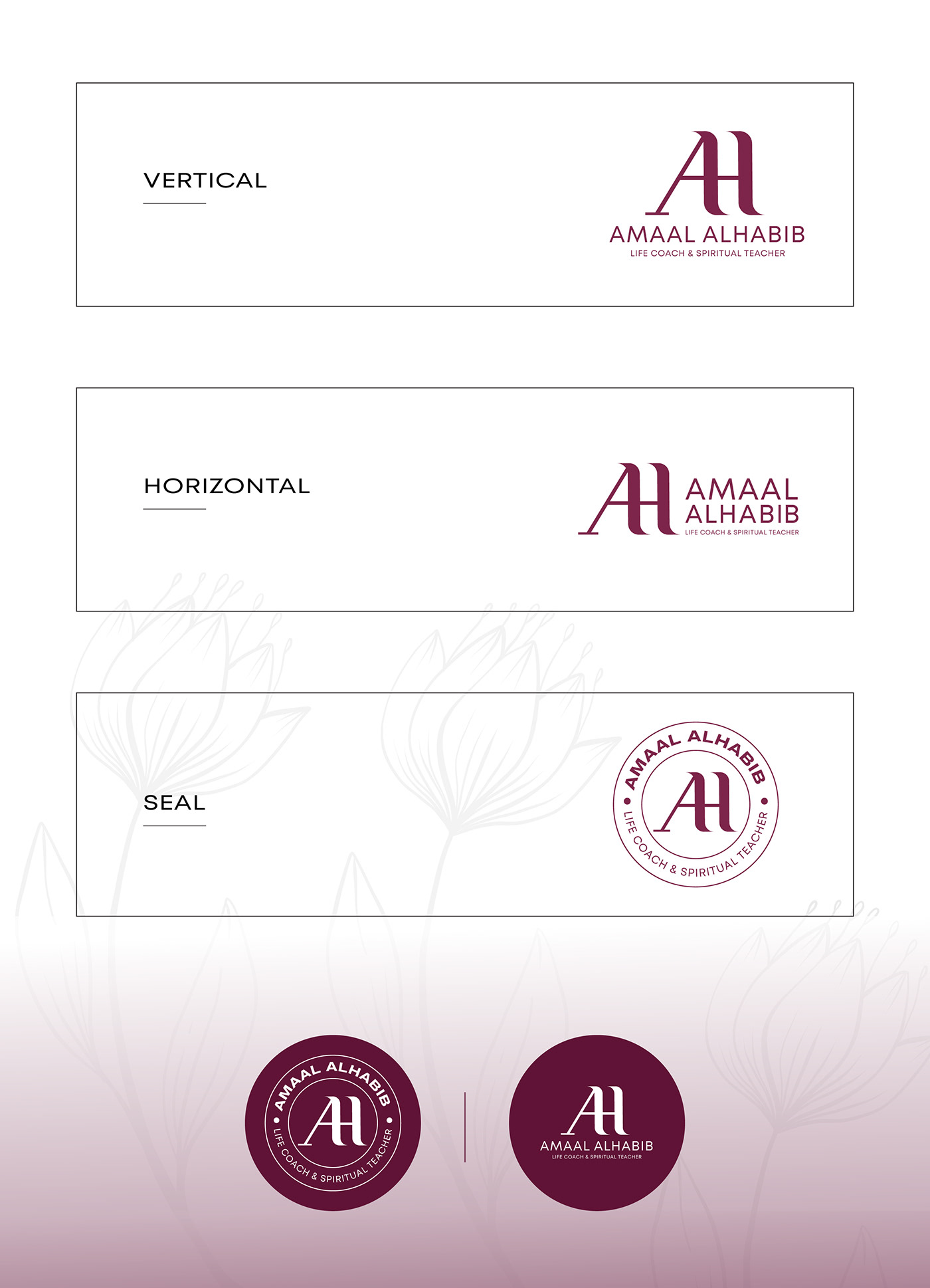 brand brand identity Calligraphy   Logo Design Logotype luxury personal branding typography   visual identity