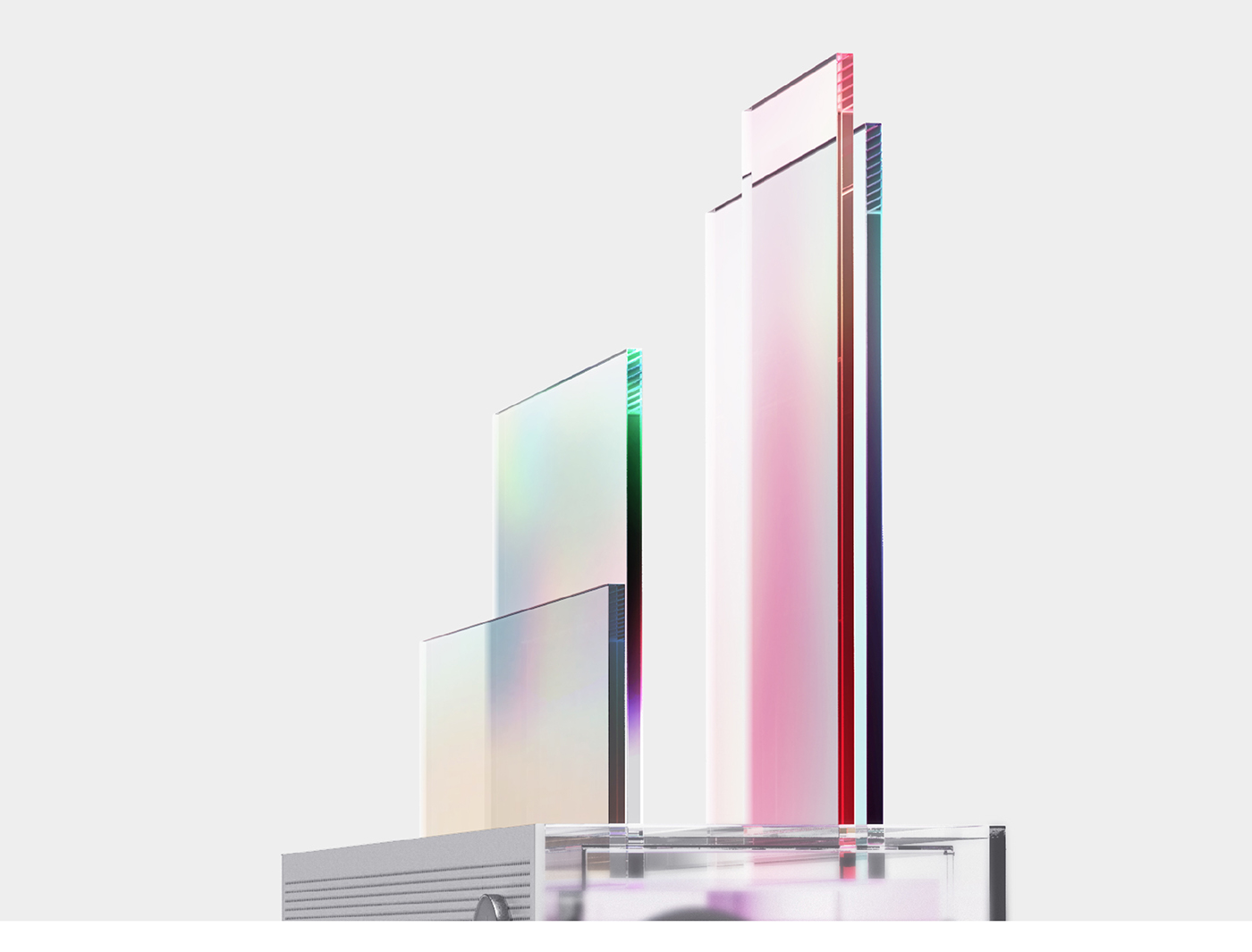 ai speaker product layer layerd light gradient emotion