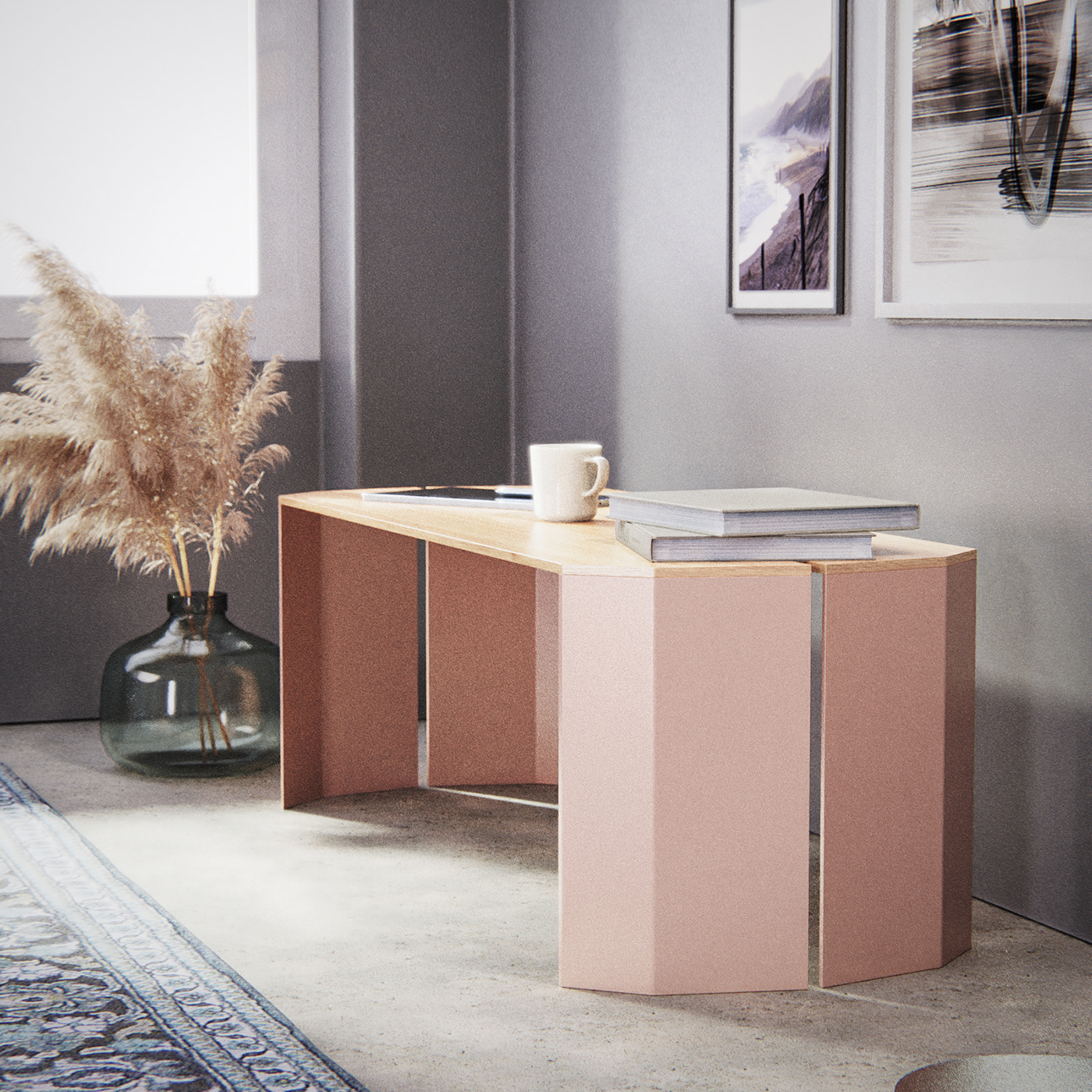 coffee table console design desk furniture mobiliario muebles Render valencia table