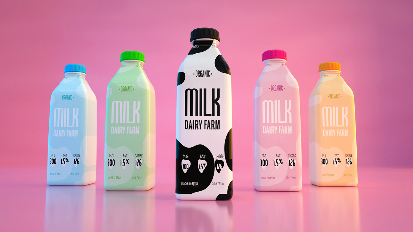 colors DiaBx identity milk Packaging