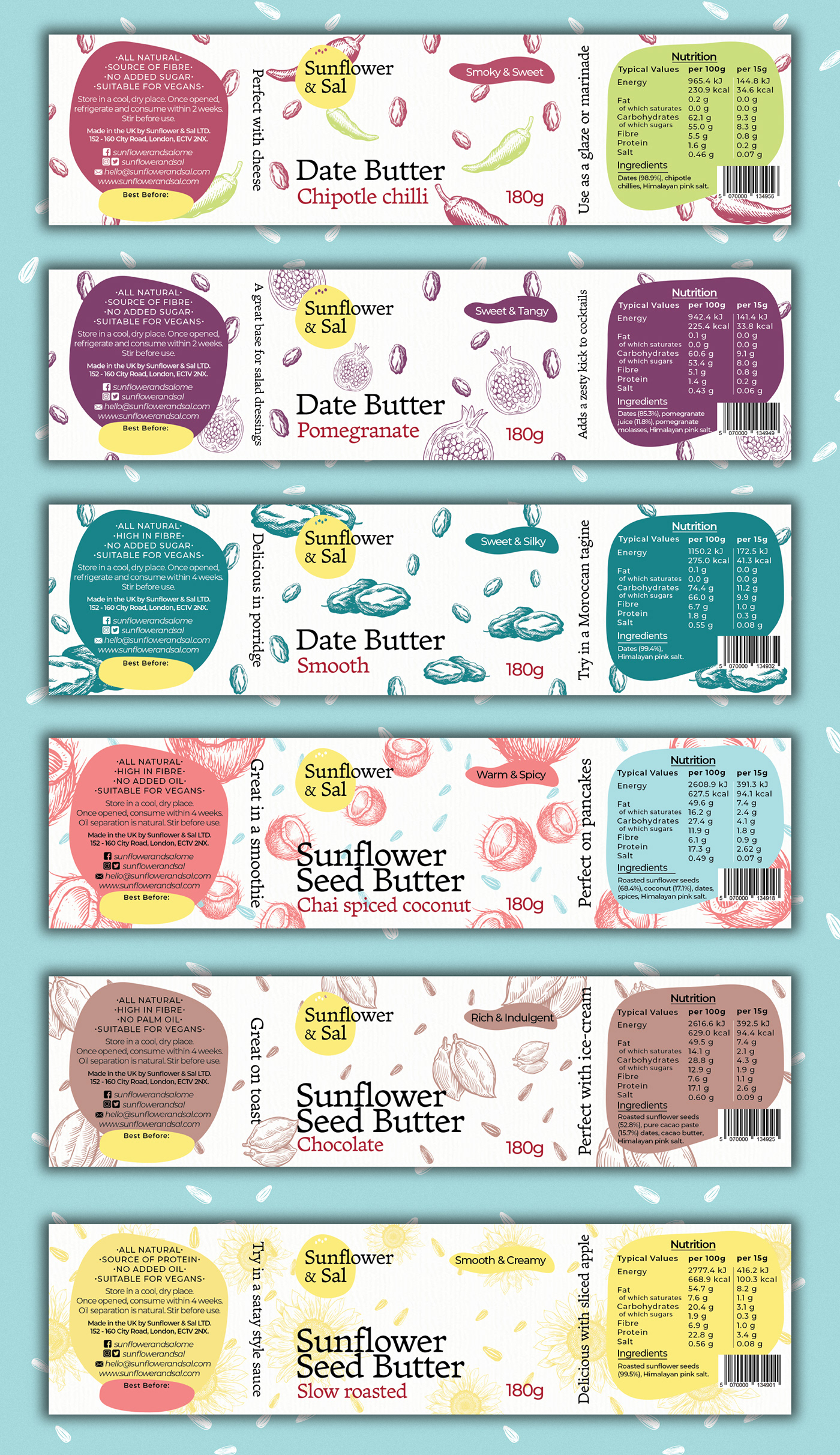 branding  Food  healthy food identity Label logo Packaging pattern