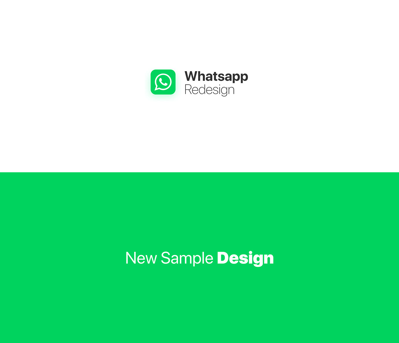 WhatsApp redesign rebranding dubai ux UI Arab app Chat Saudi Arabia