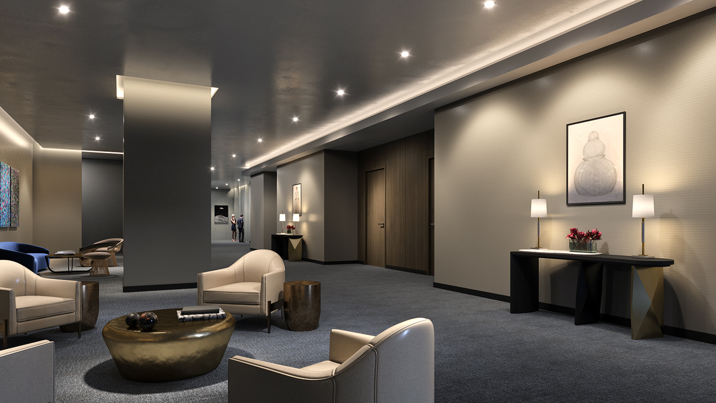 architecture rendering 3d Hospitality Luxury Design