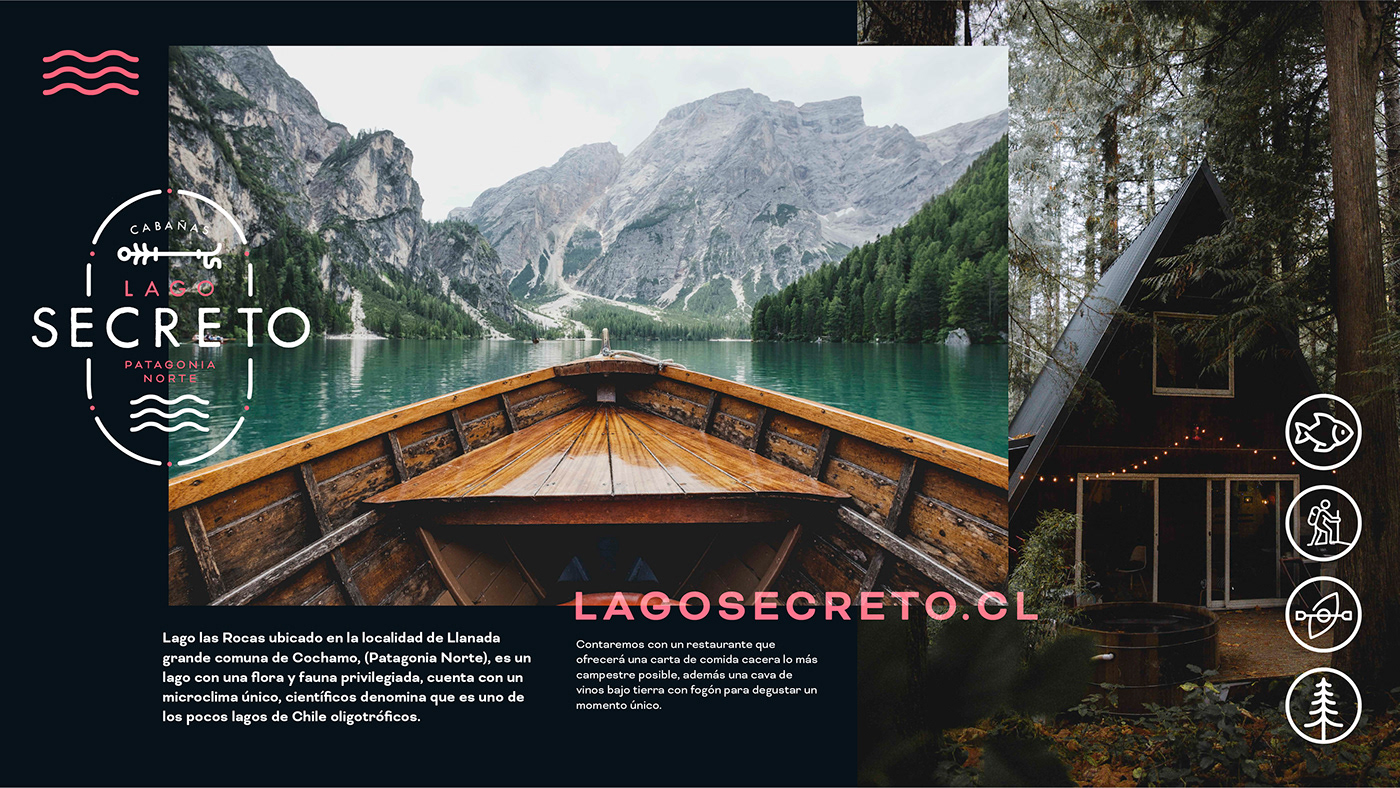 adventure branding  lake logo Outdoor visual identity book editorial graphic design  Photography 