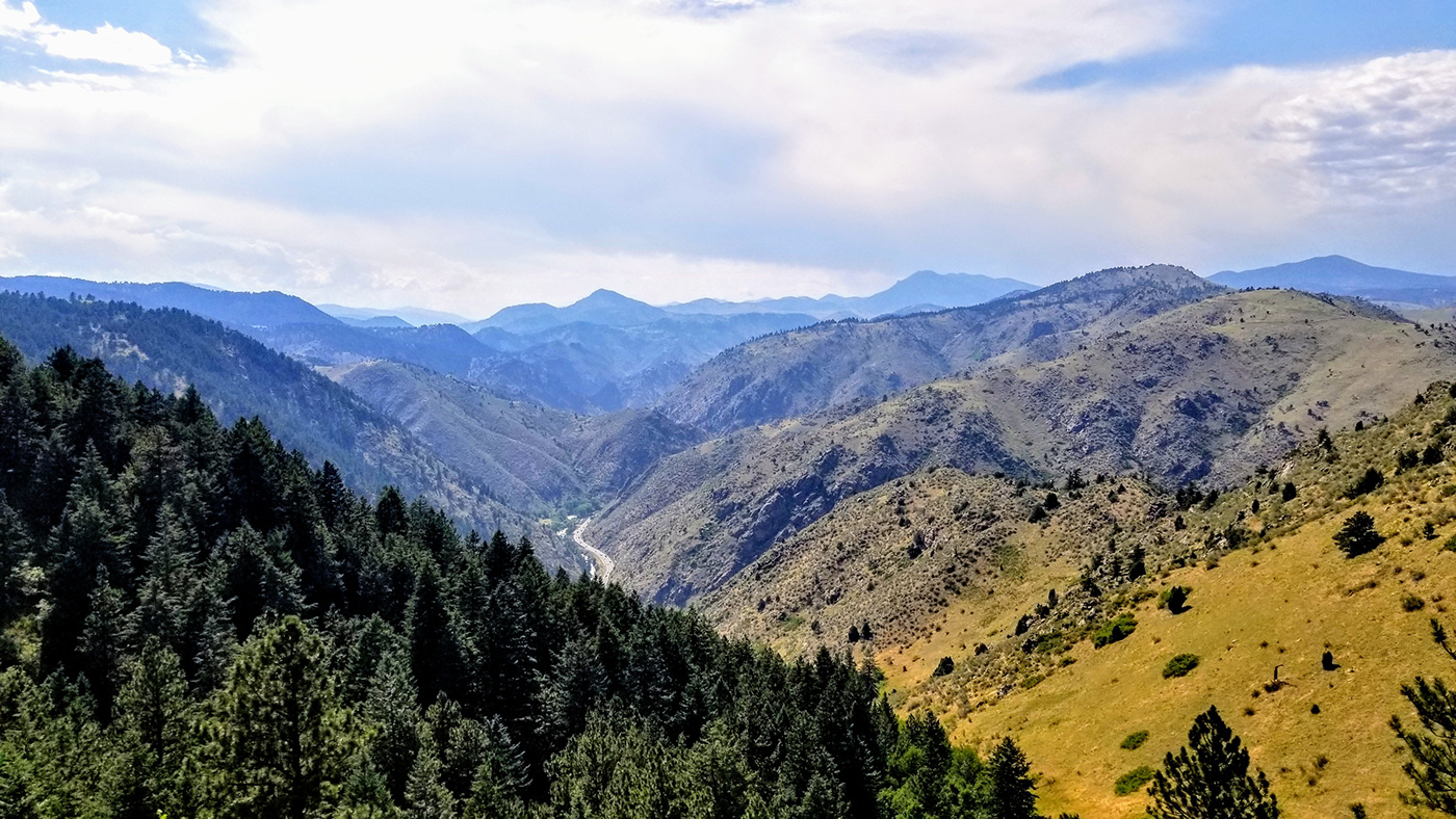 Colorado mountains panoramic views Jeep Photography
