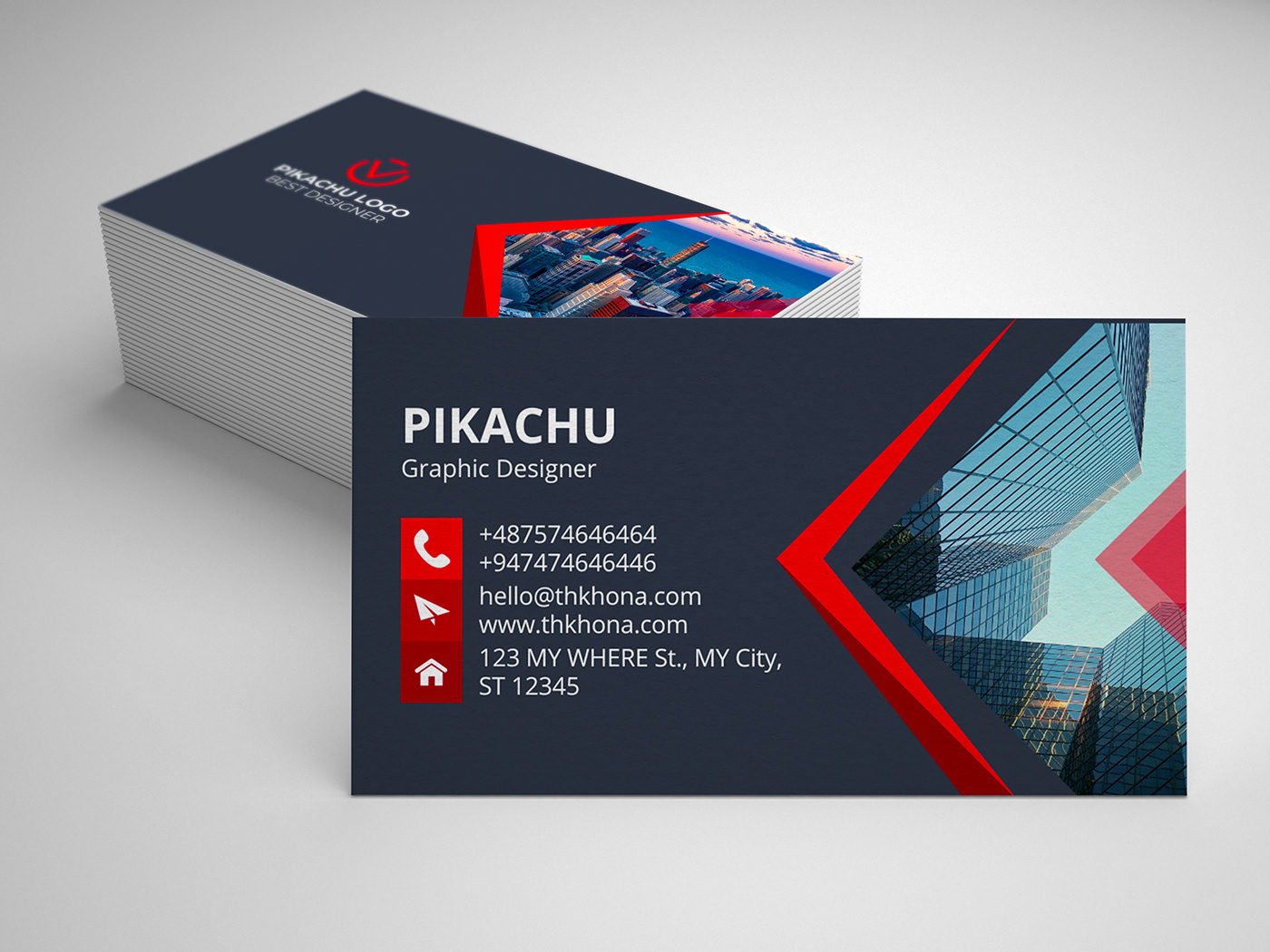"🌟 Eye-catching business card design ✨"