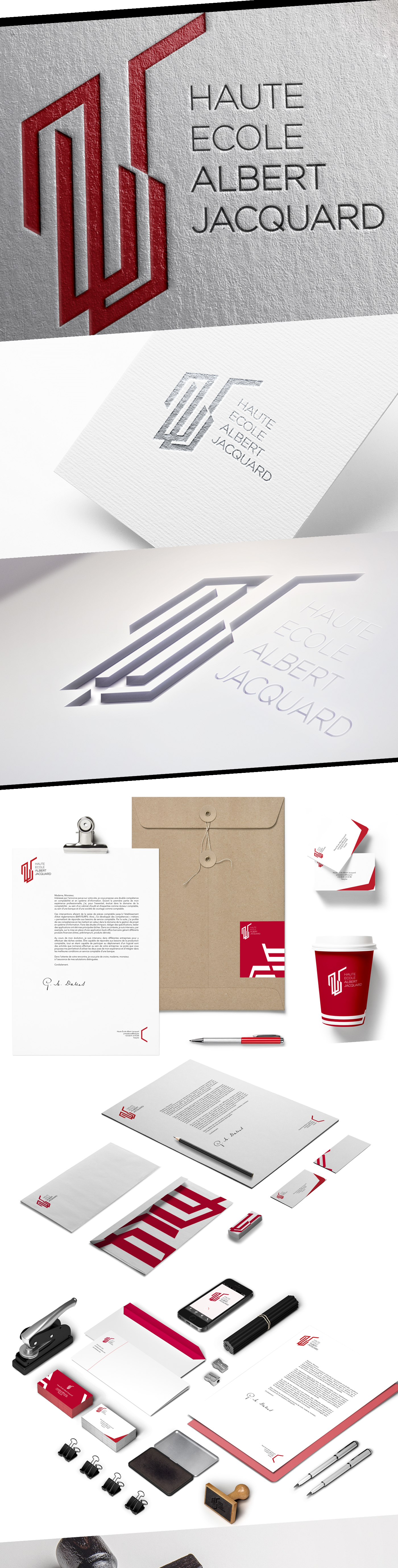 heaj eseaj logo rebranding corporate Corporate Design design photoshop Illustrator InDesign Mockup school identity